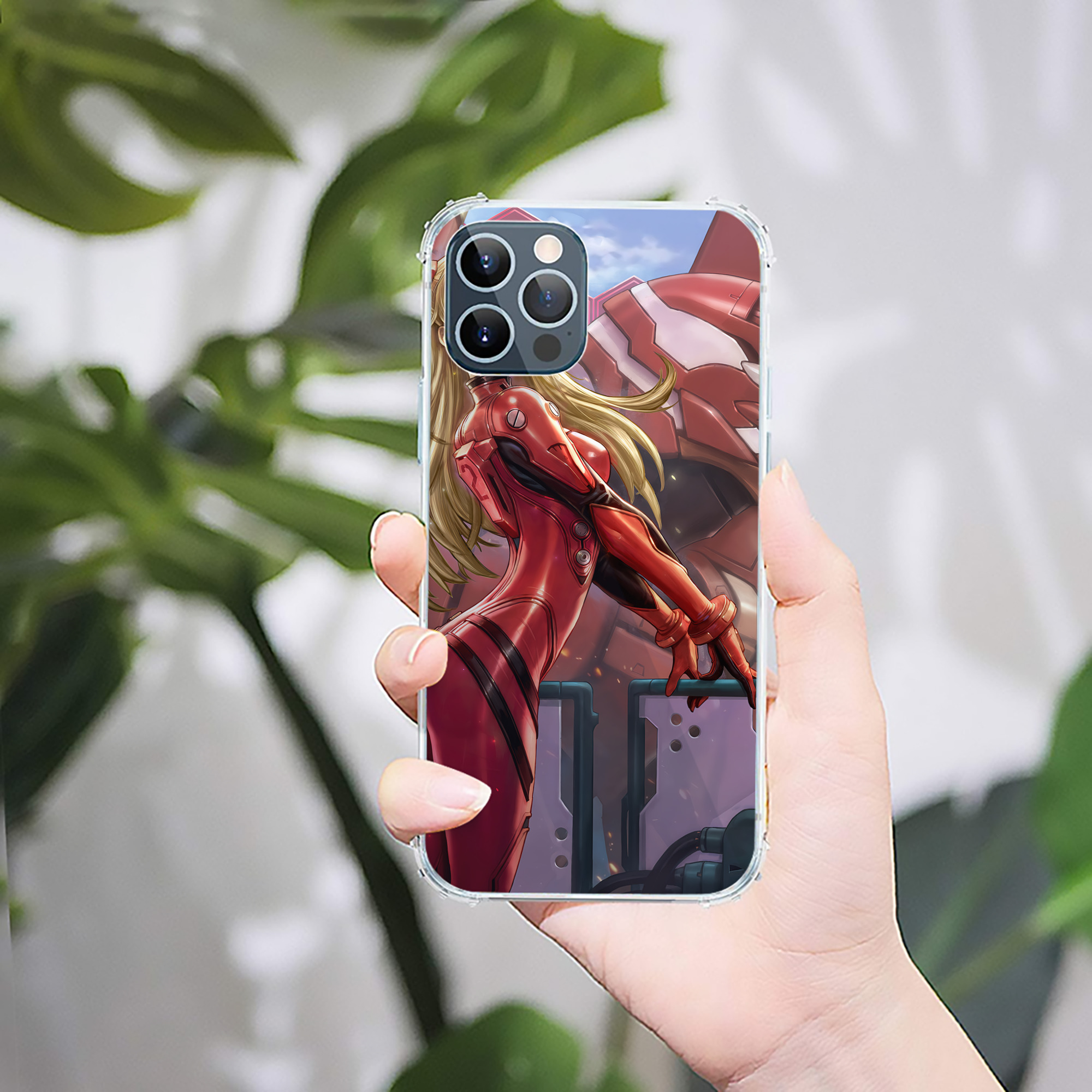（画像用） EVA 新世紀エヴァンゲリオン 【iPhone 12シリーズ対応】透明スマホケース（クリアソフトケース）